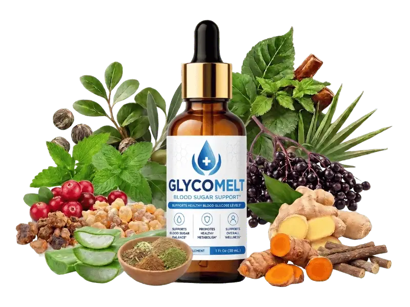 GlycoMelt liquid supplement bottle